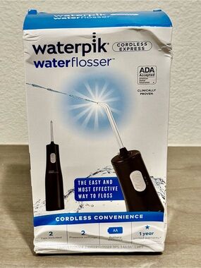 Waterpik Cordless Express Water Flosser - Black/Blue
